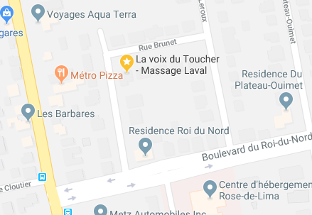 massage Laval google maps